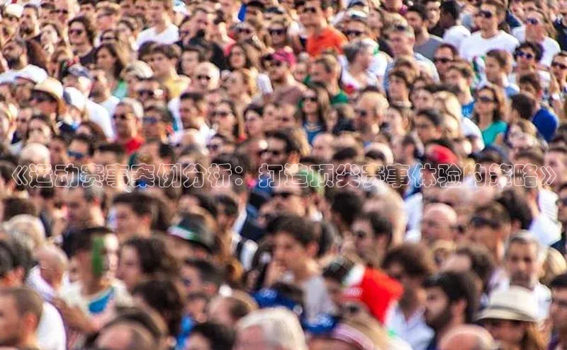 球友会·(qy)官方网站颐驰 06《运动赛事案例分析：打造顶尖赛事体验的策略》